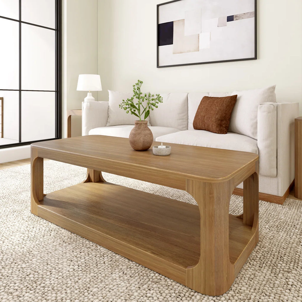 Jasmarie 4 Legs Coffee Table with Storage