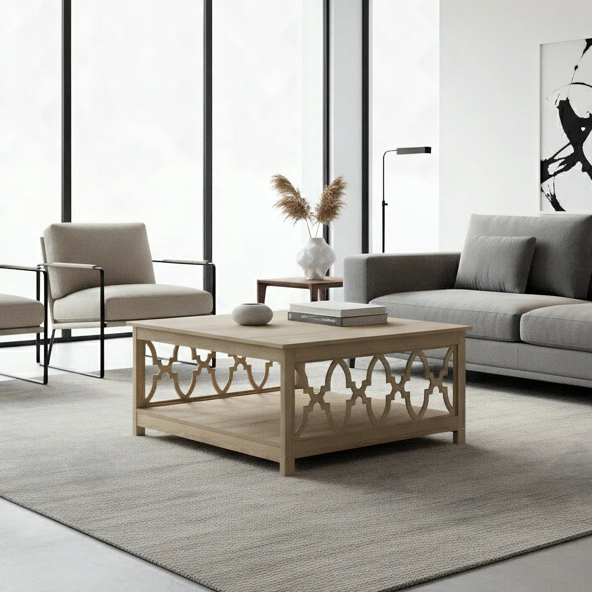 Chessani Square Coffee Table with Storage