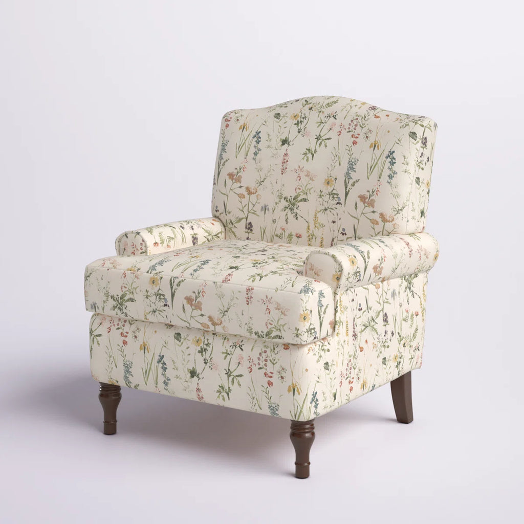 Mooresville 31'' W Traditional Upholstered Armchair with Solid Wood Legs