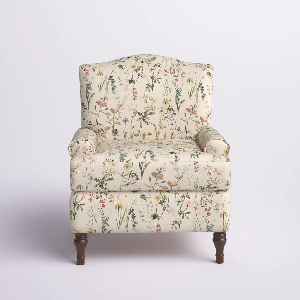 Mooresville 31'' W Traditional Upholstered Armchair with Solid Wood Legs