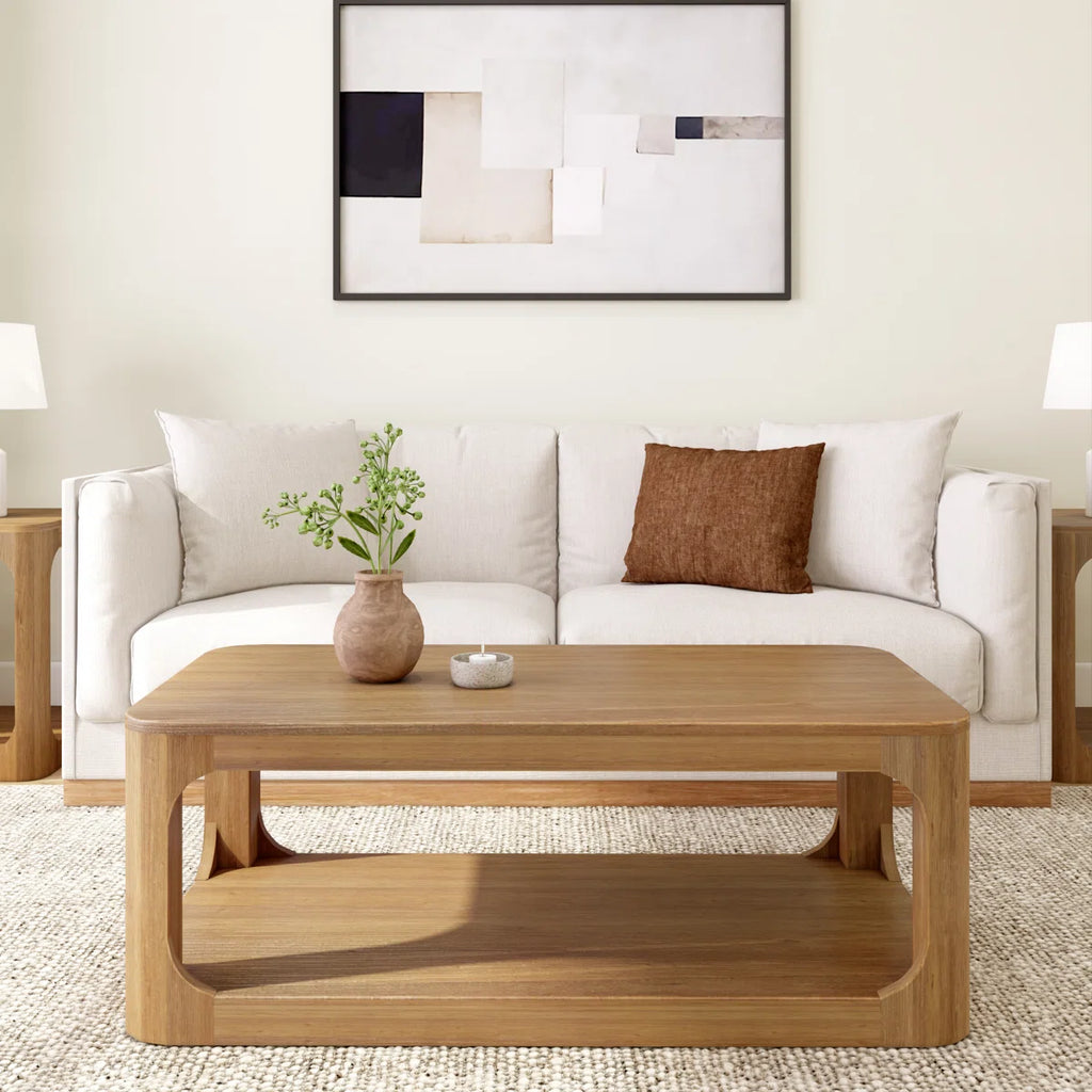 Jasmarie 4 Legs Coffee Table with Storage